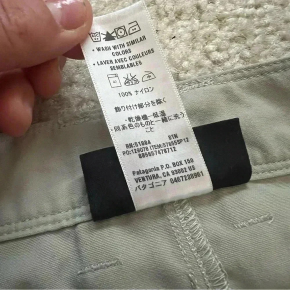 Patagonia Men’s Roving Cargo Shorts Size 36 Style# 5875510” Inseam Khaki Outdoor - Picture 7 of 15